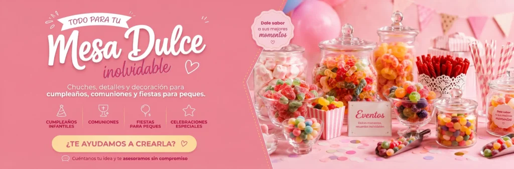 Candy Bar, Mesa dulce golosinas Ramírez